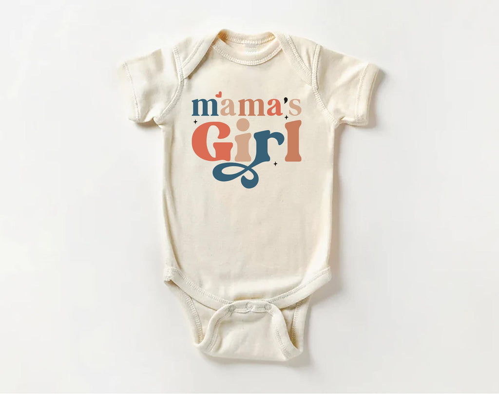 Mama’s Girl Toddler Sweatshirt, Baby Shirt, Onesie, Baby Bodysuit - Cute Baby Outfit, I Love My Mom Baby Gift, Adorable Mom Daughter Clothes