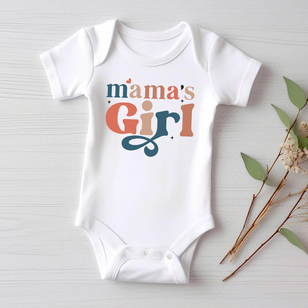 Mama’s Girl Toddler Sweatshirt, Baby Shirt, Onesie, Baby Bodysuit - Cute Baby Outfit, I Love My Mom Baby Gift, Adorable Mom Daughter Clothes