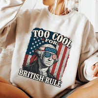 Too Cool for British Rule Short Sleeve T-Shirt