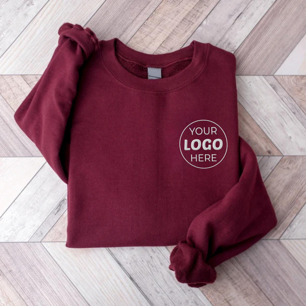 Custom Logo Embroidered Sweatshirt