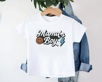 Mama’s Boy Onesie, Baby Bodysuit, Baby Shirt, Toddler Sweatshirt - Cute Boys Retro Outfit, Vintage Mama's Boy Baby Gift, Trendy Baby Clothes