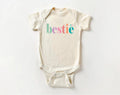 Bestie Onesie, Baby Bodysuit, Baby Shirt, Toddler Sweatshirt, Vintage Bestie Baby Outfit, Cute Retro Baby Gift, Adorable Baby Shower Clothes