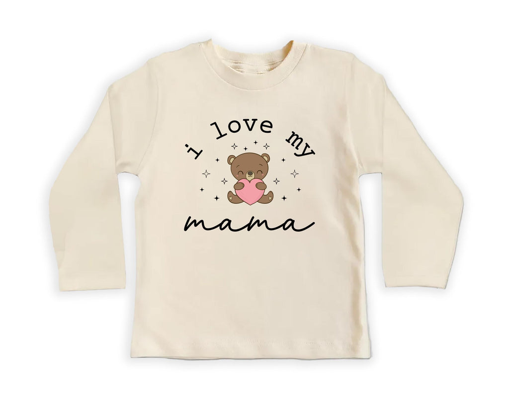 I Love My Mama Onesie, Baby Bodysuit, Baby Shirt, Toddler Sweatshirt - Vintage Baby Outfit, Mama and Baby Gift, Retro Mother’s Day Clothes
