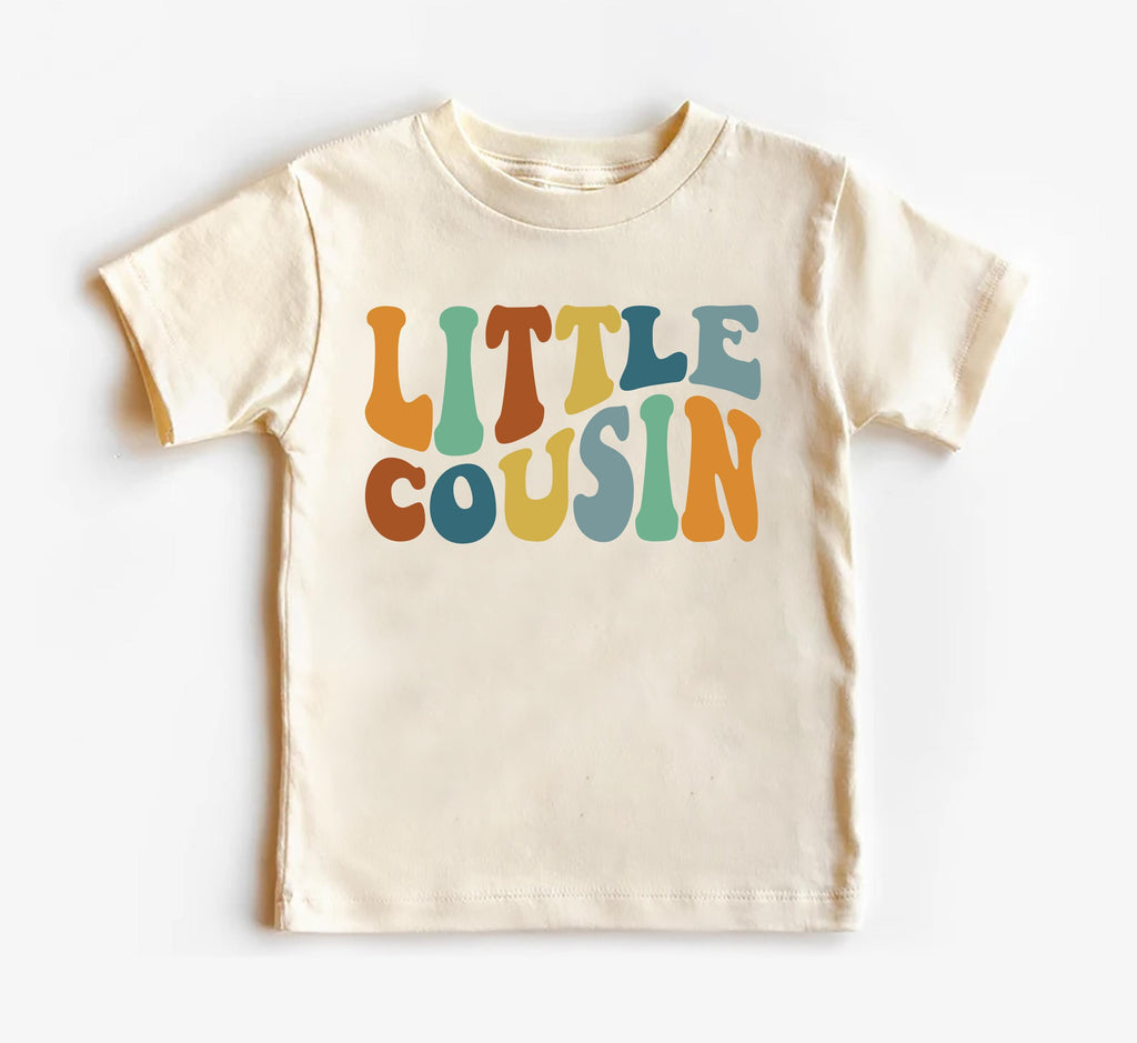 Little Cousin Onesie, Baby Bodysuit, Baby Shirt, Toddler Sweatshirt - Retro Matching Cousin Outfit, Family Baby Gift for Playdates & Photos