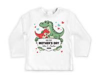 Our First Mother’s Day Onesie, Baby Bodysuit, Baby Shirt, Toddler Sweatshirt - Dinosaur 2025 Mother’s Day Gift, First Mother’s Day Outfit