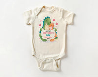 Our First Mother’s Day Onesie, Baby Bodysuit, Baby Shirt, Toddler Sweatshirt - Dinosaur 2025 Mother’s Day Gift, First Mother’s Day Outfit