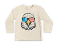 Patriotic Eagle Onesie, Baby Bodysuit, Baby Shirt, Toddler Sweatshirt - Boys America Outfit, 4th of July Baby Gift, USA Bald Eagle Clothes