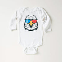 Patriotic Eagle Onesie, Baby Bodysuit, Baby Shirt, Toddler Sweatshirt - Boys America Outfit, 4th of July Baby Gift, USA Bald Eagle Clothes