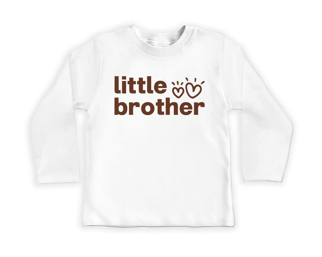 Little Brother Onesie, Baby Bodysuit, Baby Shirt, Toddler Sweatshirt, Retro Lil Brother Outfit, Sibling Gift, New Baby Announcement Clothes