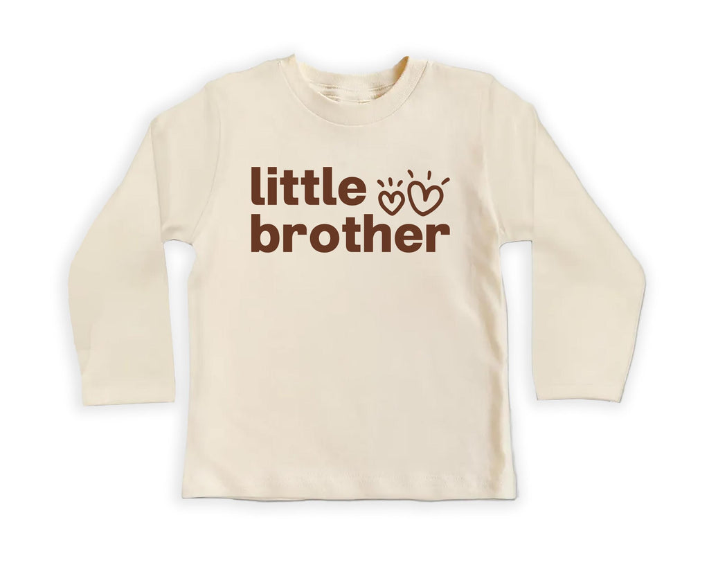 Little Brother Onesie, Baby Bodysuit, Baby Shirt, Toddler Sweatshirt, Retro Lil Brother Outfit, Sibling Gift, New Baby Announcement Clothes