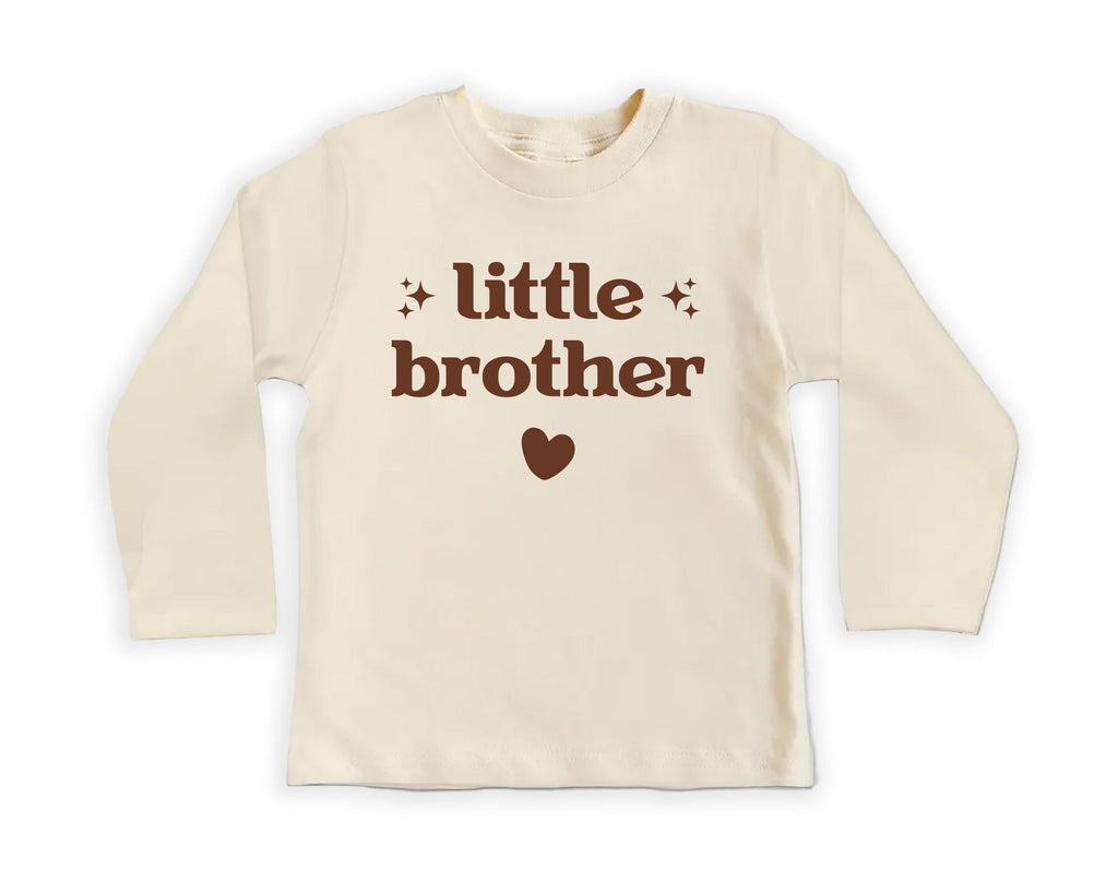 Little Brother Onesie, Baby Bodysuit, Baby Shirt, Toddler Sweatshirt, Retro Lil Brother Outfit, Sibling Gift, New Baby Announcement Clothes