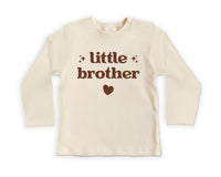 Little Brother Onesie, Baby Bodysuit, Baby Shirt, Toddler Sweatshirt, Retro Lil Brother Outfit, Sibling Gift, New Baby Announcement Clothes
