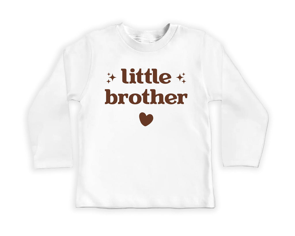 Little Brother Onesie, Baby Bodysuit, Baby Shirt, Toddler Sweatshirt, Retro Lil Brother Outfit, Sibling Gift, New Baby Announcement Clothes