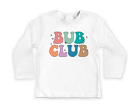 Bub Club Onesie, Baby Bodysuit, Baby Shirt, Toddler Sweatshirt - Little Brother Boys Outfit, Cute Sibling Gift, Matching Family Baby Clothes