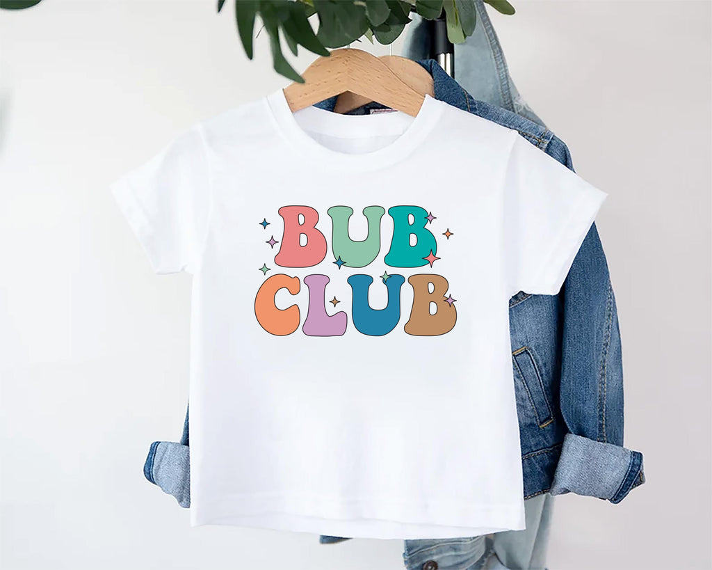 Bub Club Onesie, Baby Bodysuit, Baby Shirt, Toddler Sweatshirt - Little Brother Boys Outfit, Cute Sibling Gift, Matching Family Baby Clothes