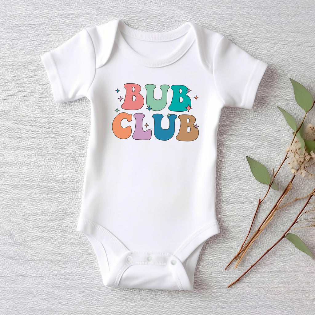 Bub Club Onesie, Baby Bodysuit, Baby Shirt, Toddler Sweatshirt - Little Brother Boys Outfit, Cute Sibling Gift, Matching Family Baby Clothes