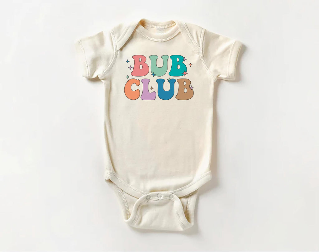 Bub Club Onesie, Baby Bodysuit, Baby Shirt, Toddler Sweatshirt - Little Brother Boys Outfit, Cute Sibling Gift, Matching Family Baby Clothes
