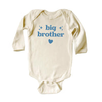 Big Brother Onesie, Baby Bodysuit, Baby Shirt, Toddler Sweatshirt - Cute Retro Pregnancy Announcement, Natural Big Brother Gift for Boys