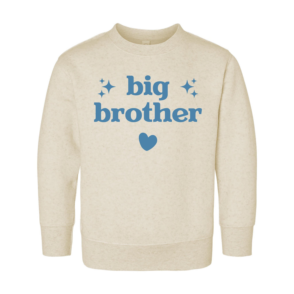 Big Brother Onesie, Baby Bodysuit, Baby Shirt, Toddler Sweatshirt - Cute Retro Pregnancy Announcement, Natural Big Brother Gift for Boys