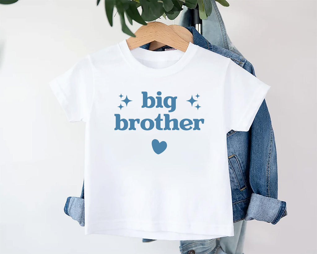 Big Brother Onesie, Baby Bodysuit, Baby Shirt, Toddler Sweatshirt - Cute Retro Pregnancy Announcement, Natural Big Brother Gift for Boys