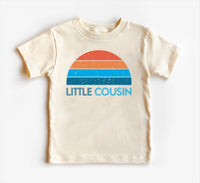 Retro Little Cousin Onesie, Baby Bodysuit, Baby Shirt, Toddler Sweatshirt, Boys Cousin Outfit, Vintage Family Gift, Matching Baby Clothes