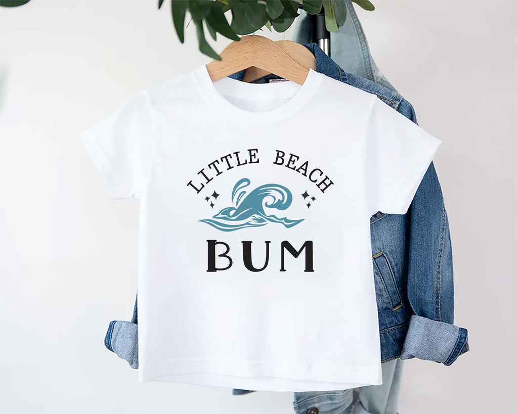 Little Beach Bum Onesie, Baby Bodysuit, Baby Shirt, Toddler Sweatshirt - Retro Summer Outfit, Summer Vacation Baby Gift, Beach Baby Clothes