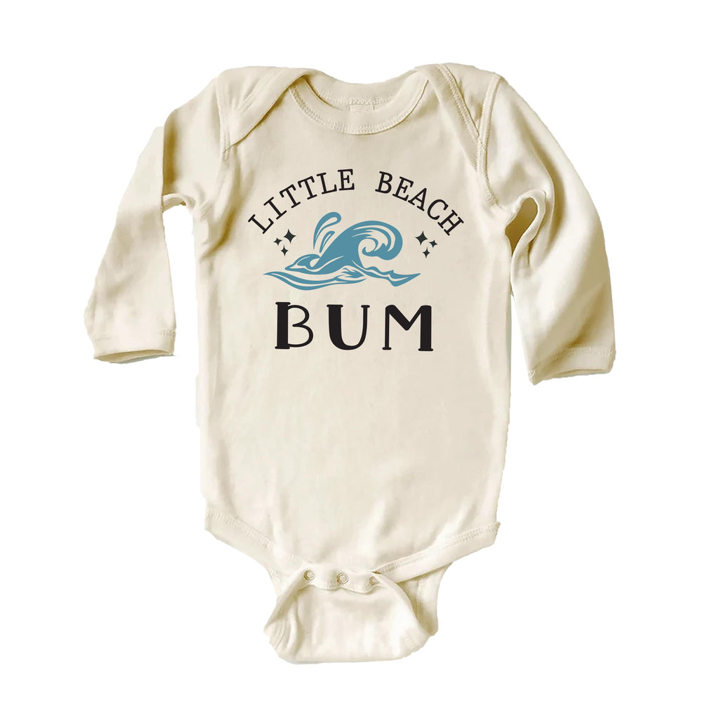 Little Beach Bum Onesie, Baby Bodysuit, Baby Shirt, Toddler Sweatshirt - Retro Summer Outfit, Summer Vacation Baby Gift, Beach Baby Clothes
