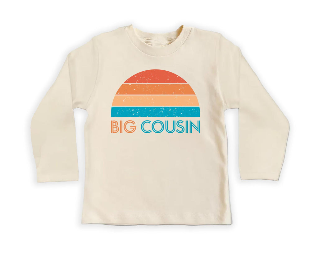 Retro Big Cousin Onesie, Baby Bodysuit, Baby Shirt, Toddler Sweatshirt - Boys Cousins Outfit, Vintage Family Gift, Matching Cousin Clothes