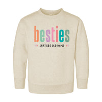 Besties Just Like Our Moms Onesie, Baby Bodysuit, Baby Shirt, Toddler Sweatshirt - Retro Best Friends Outfit, Baby Gift for Little Besties