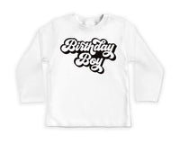 Birthday Boy Onesie Baby Bodysuit, Baby Shirt, Toddler Sweatshirt, Cute Vintage Birthday Outfit, Retro Baby Boy Gift, Party Celebration Look