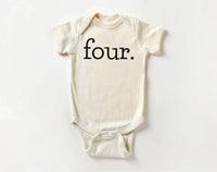 Fourth Birthday Onesie, Baby Bodysuit, Baby Shirt, Toddler Sweatshirt - Vintage Four Year Old Outfit, Retro 4th Birthday Gift for Kids