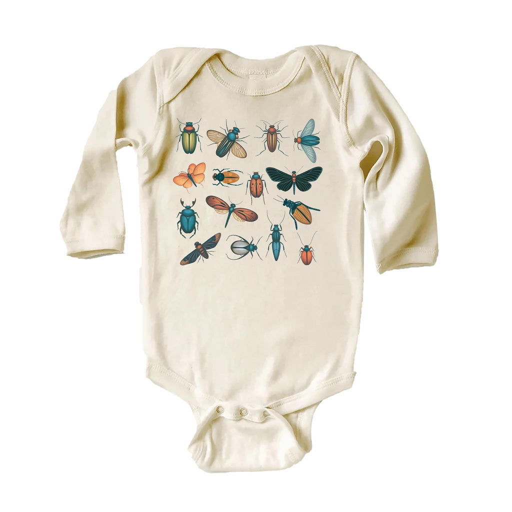Retro Bugs Onesie, Baby Bodysuit, Baby Shirt, Toddler Sweatshirt - Vintage Entomologist Outfit, Insect Baby Gift, Nature-Loving Baby Clothes
