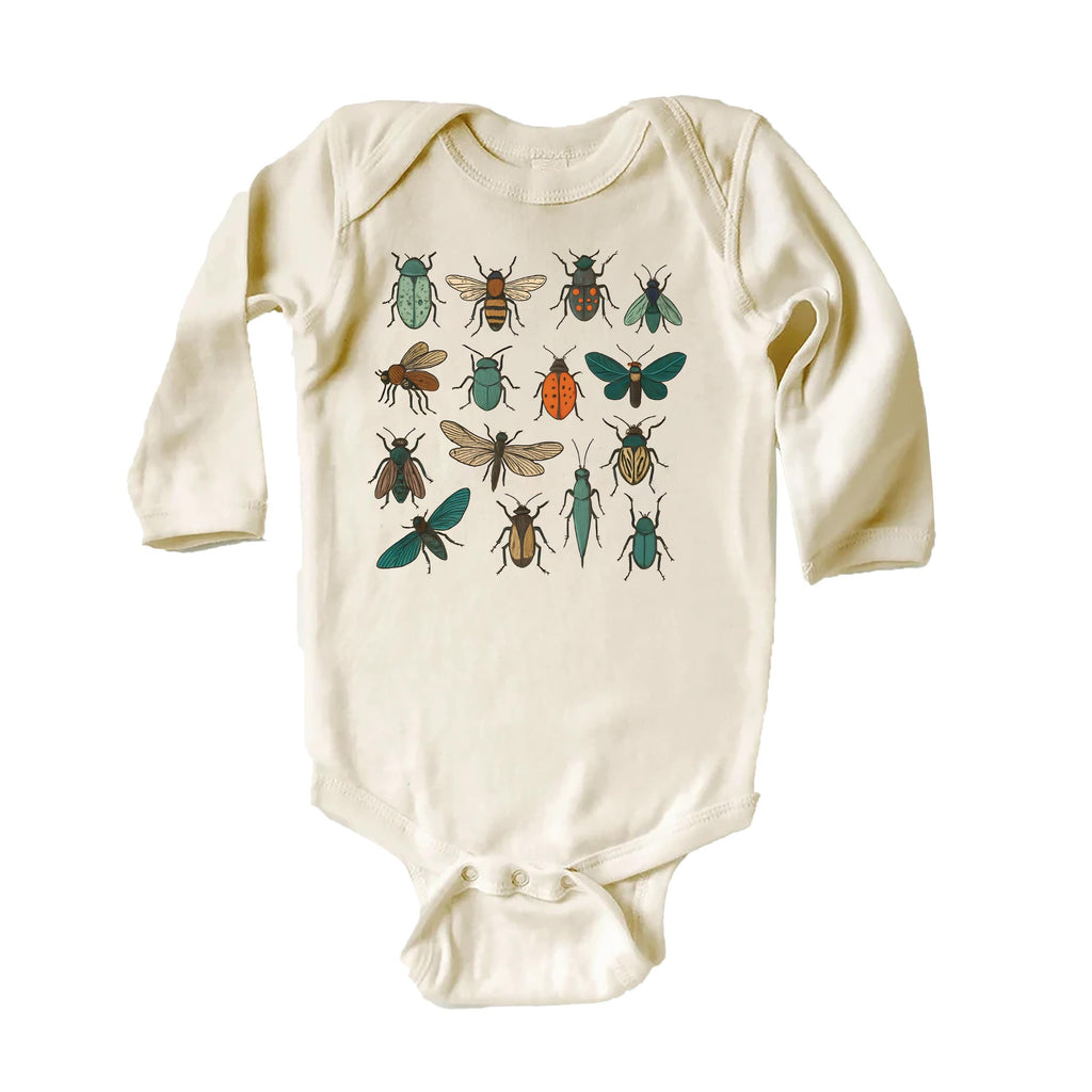 Retro Bugs Onesie, Baby Bodysuit, Baby Shirt, Toddler Sweatshirt - Vintage Entomologist Outfit, Insect Baby Gift, Nature-Loving Baby Clothes
