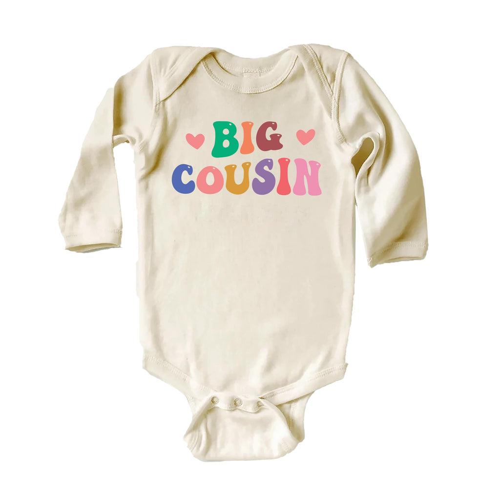 Big Cousin Onesie, Baby Bodysuit, Baby Shirt, Toddler Sweatshirt - Retro Boys Matching Cousin Outfit, Cute Family Gift, Cousin Crew Clothes
