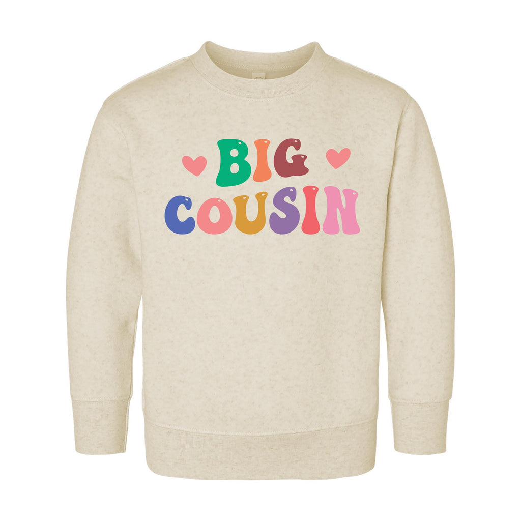 Big Cousin Onesie, Baby Bodysuit, Baby Shirt, Toddler Sweatshirt - Retro Boys Matching Cousin Outfit, Cute Family Gift, Cousin Crew Clothes