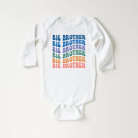 Big Brother Onesie, Baby Bodysuit, Baby Shirt, Toddler Sweatshirt - Retro Sibling Outfit, Cute Big Brother Gift, Family Announcement Clothes
