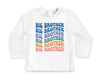 Big Brother Onesie, Baby Bodysuit, Baby Shirt, Toddler Sweatshirt - Retro Sibling Outfit, Cute Big Brother Gift, Family Announcement Clothes