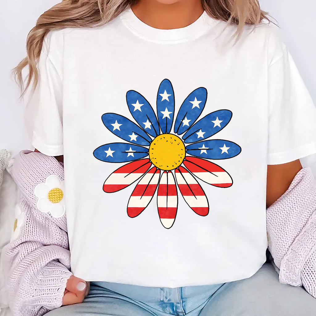 July 4th Daisy Long Sleeve Shirt