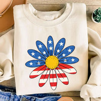 July 4th Daisy Sweatshirt