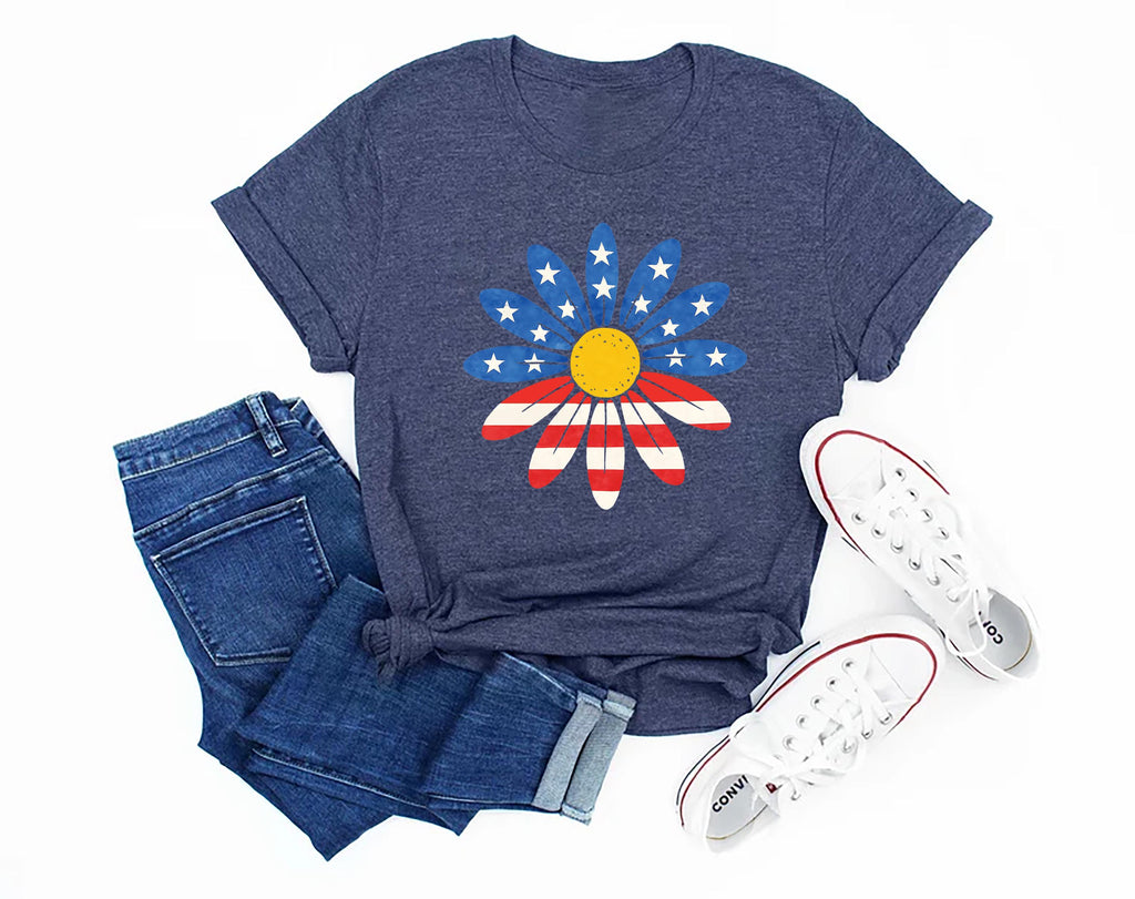 July 4th Daisy Sweatshirt