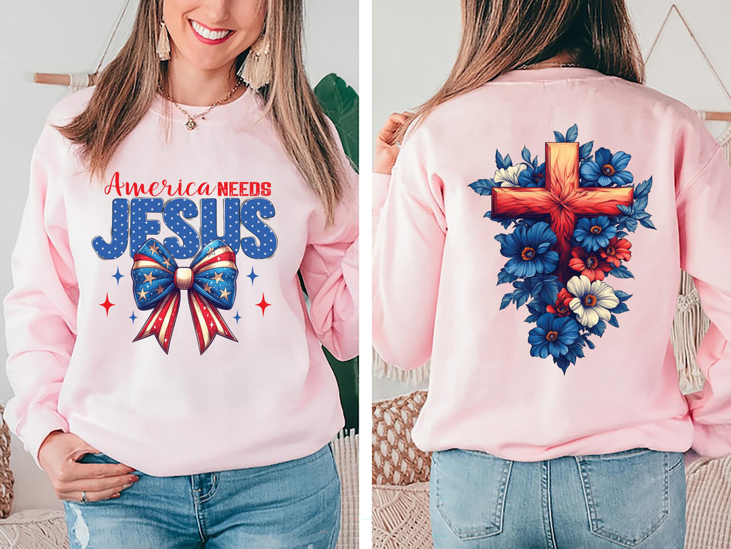 America Needs Jesus Hoodie