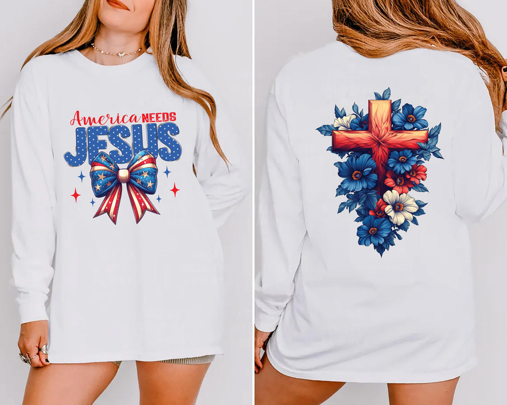 America Needs Jesus Hoodie