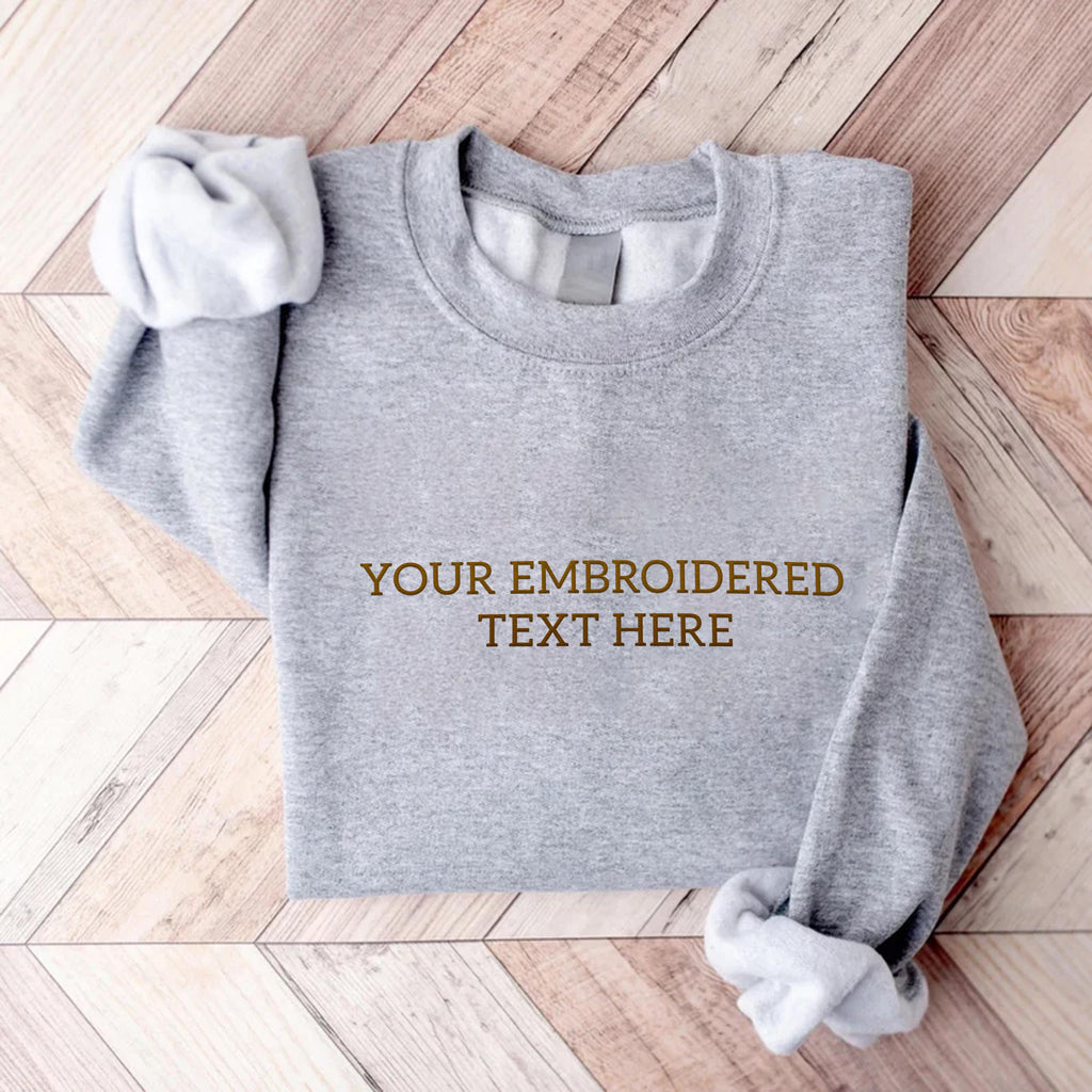Personalized Embroidered Sweatshirt