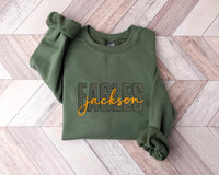 Custom Embroidered School Mascot Sweatshirt