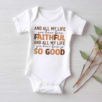 Psalm Bible Quote Onesie, Baby Bodysuit, Baby Shirt, Toddler Sweatshirt - Boho Christian Outfit, Religious Baby Gift, Faith-Based Boho Style