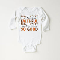 Psalm Bible Quote Onesie, Baby Bodysuit, Baby Shirt, Toddler Sweatshirt - Boho Christian Outfit, Religious Baby Gift, Faith-Based Boho Style