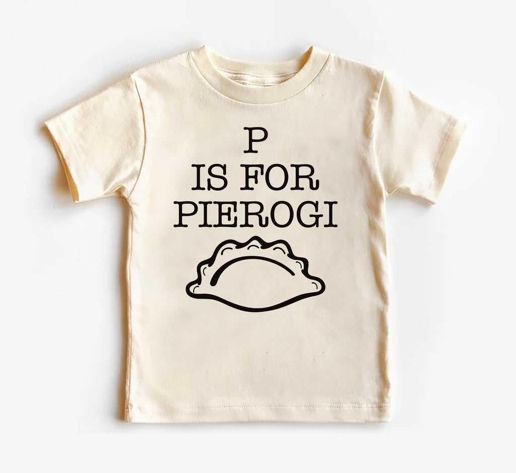 P Is For Pierogi Onesie, Baby Bodysuit, Baby Shirt, Toddler Sweatshirt - Funny Retro Polish Baby Outfit, Pierogi Gift, Foodie Baby Clothes