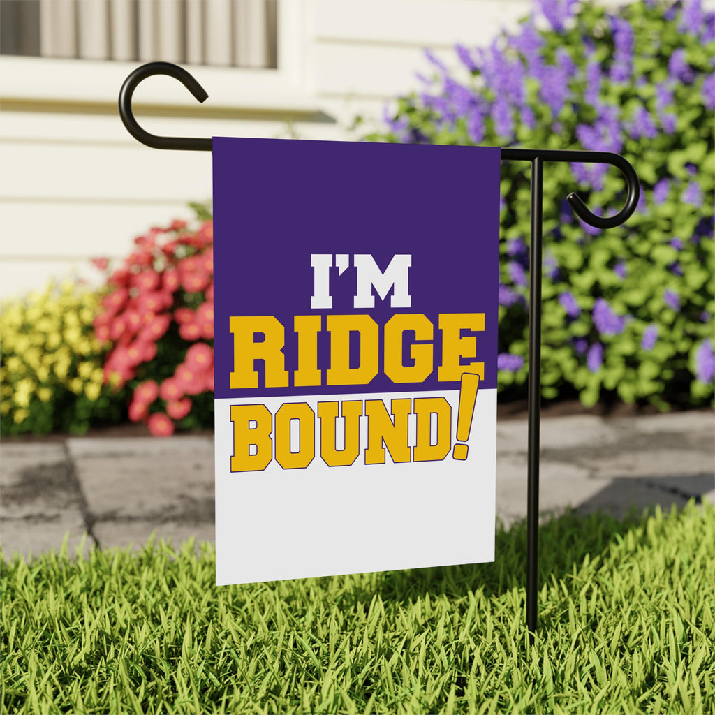 Personalized College Bound Garden Flag, Double Sided Custom Senior Graduation College Bound, Class of 2025 Flag, School Graduation Yard Sign