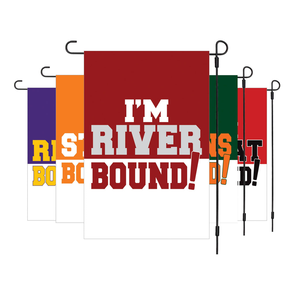 Personalized College Bound Garden Flag, Double Sided Custom Senior Graduation College Bound, Class of 2025 Flag, School Graduation Yard Sign