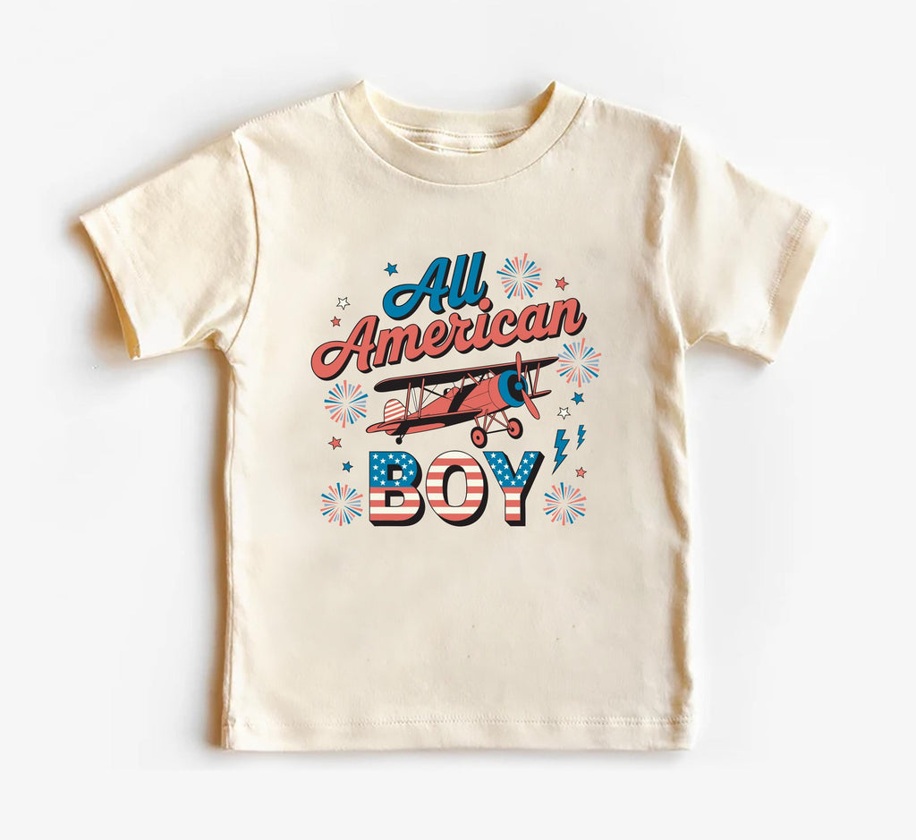 Fourth of July Boys Onesie, Baby Bodysuit, Baby Shirt, Toddler Sweatshirt - American Boy Retro Outfit, Vintage Patriotic USA Baby Gift